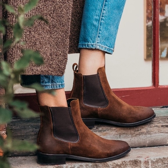 THURSDAY DUCHESS Chelsea Boots in Glazed Ginger Sz 5 - Picture 1 of 13